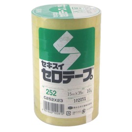 セキスイ セロテープ No.252 15mm×35M 10P