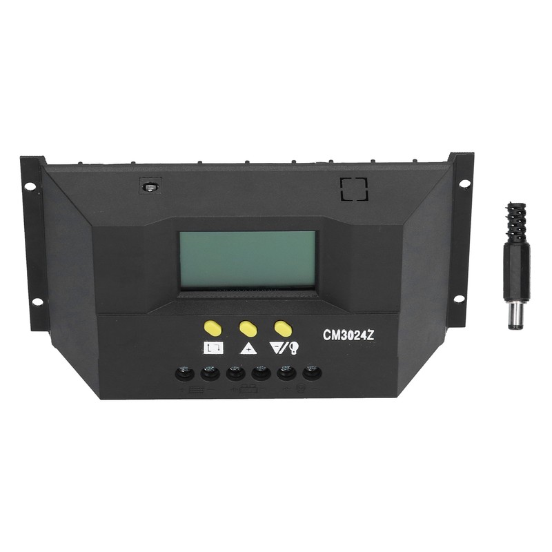 CM3024Z 30A Solar Charge Controller LCD PWM Charge Controller Photovoltaic