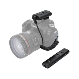 JJC Wireless Remote Control Compatible Canon RS-60E3 Camera Remote Control for Canon EOS Rebel T7 T6 T5 T8i T7i T6s T6i SL3 SL2 EOS 90D 80D 70D 77D 60D EOS R R6 Mark II R7 R8 R10 RP R100 M6 M5 SX 70