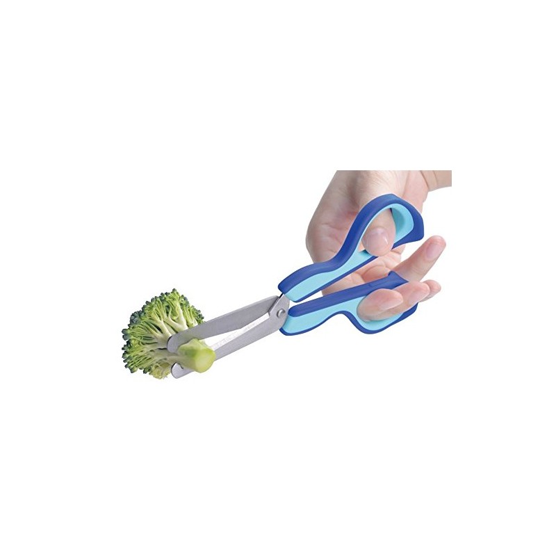 Kidsme - Tijeras de cocina 3 en 1, color verde
