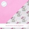 2 Piece Baby Children Quilt Duvet & Pillow Set 80x70