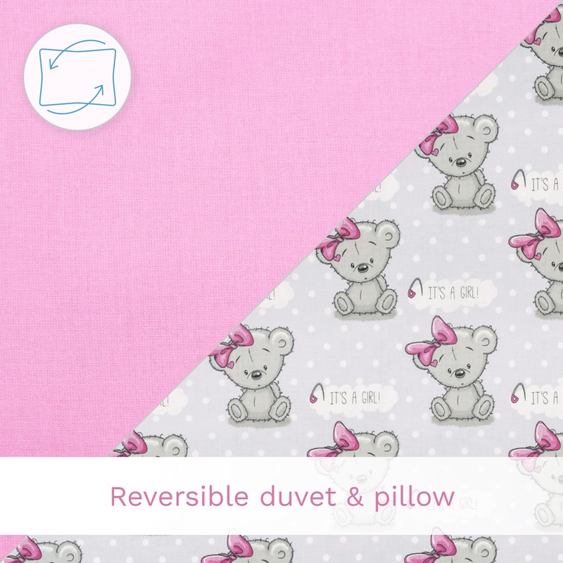 2 Piece Baby Children Quilt Duvet & Pillow Set 80x70