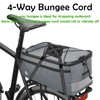 4-Way Bungee Cords with Hooks, 2pcs Adjustable Bungee Cords, Bungee