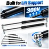 2-Pack 300N Gas Strut Support Bars for Lids & Doors