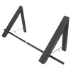 Retractable Clothes Rack Black Foldable Design Aluminium Wall Mounted Clothes