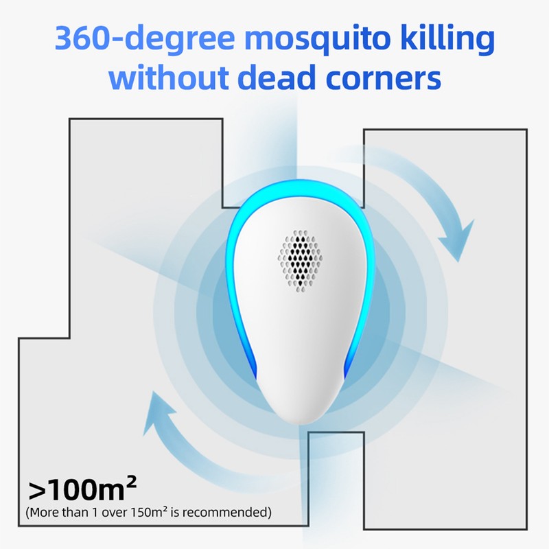 6 Pack Pest Repellent Ultrasonic Plug In Multifuntional Rodent Mouse