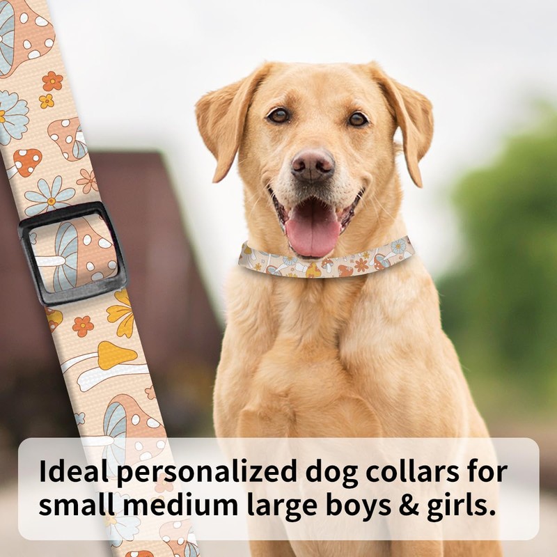 BAYCUFKQ Dog Collar, Cute Pet Collar Adjustable for Large Dogs,