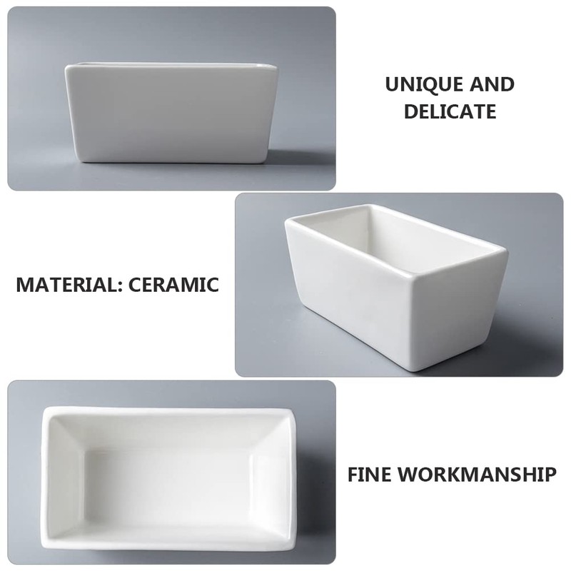 Zerodeko 2Pcs Ceramic Sugar Packet Holder Sugar Packet Storage Packet
