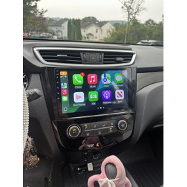 Alikali 10" Car Stereo for Nissan Xtrail Qashqai Rogue 2014-2019 2018 2017 2016 2015 w/WiFi GPS Navigation Bluetooth Double Din Car Radio Receiver w/Carplay Android Auto Backup Camera - 2+32G