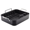 KitchenAid Hard Anodized Roasting Pan/Roaster with Removable Rack, 13 Inch