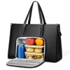 MATEIN Laptop Tote Bag with Insulated Lunch Compartment, 15.6 Inch