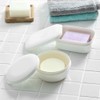 MXY Soap Box, Travel Soap Case with Lid and Drain