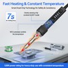 120W LED Soldering Iron Kit, 7s Fast Heating Adjustable Temp