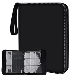 720 Trading Cards Holder Album, Game Card Storage Folder, 9 Pocket Scrapbook, Mini Photo Album, Business Card Collection Binder, Collection Book for Yu-Gi-Oh Football, Basketball TCG Cards (B)