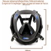 Sosvulix Professional Reusable Full Mask Cover with 2 Filters, 10