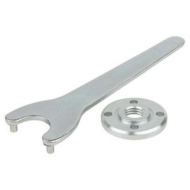 Wolfcraft 2457000 35mm Flange Spanner Straight for Angle Grinder with M14 Flange Nut