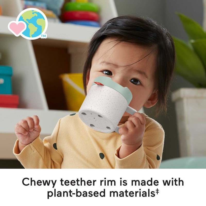 Fisher-Price Baby Toy Rattle A-Latte Coffee Cup Teether for Infant