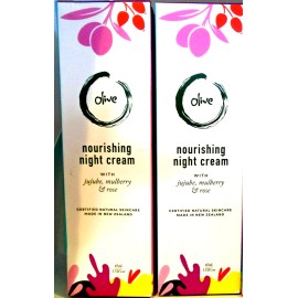 Olive Nourishing Night Cream jujube, mulberry, rose 1.52 fl oz 2-PACK