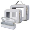 LOFOWN Travel Makeup Set Waterproof Transparent Cosmetic Bag and Toiletry