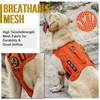 OneTigris No Pull Tactical Dog Mesh Harness for Medium Dogs,