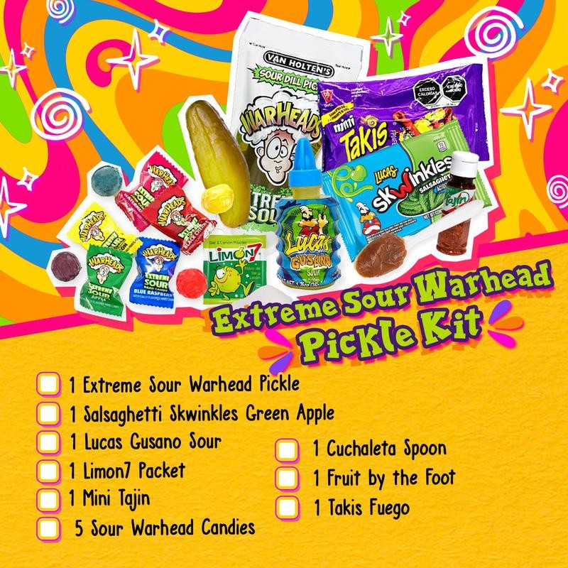 Extreme Sour Warhead Pickle Kit – Sour Pickle & Candy