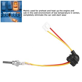 Auxiliary Heater Glow Plug 9V 78-85W, Universal Ceramic Pin Glow Plug Replacement Parts Auxiliary Heater Retrofit Accessories for Car Truck Boat Air Auxiliary Heater