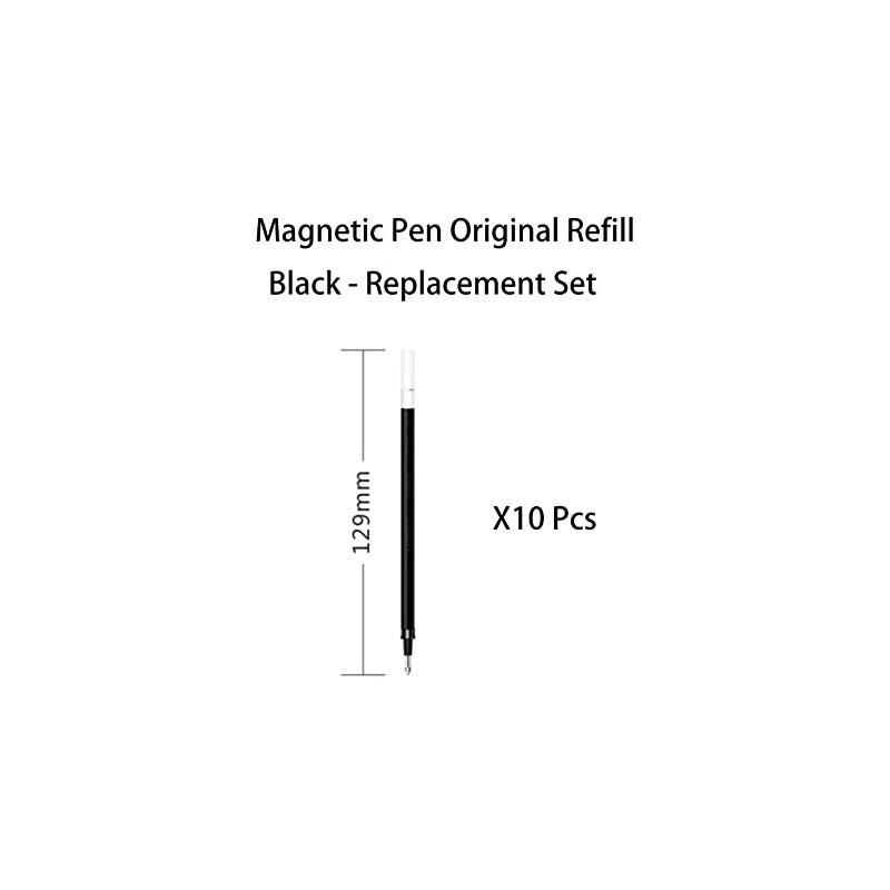 AkoSlale 10 Pack Magnetic Fidget Pen Refills, Black Ink Replacement