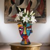 U WONDERFUL Abstract Face Planters Pots Head 7.8 Inch with