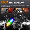 NEIFILES 4PCS RGB LED Side Marker Lights Compatible with 2003-2009