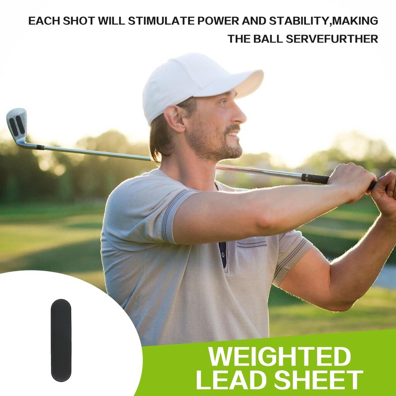 FunnAura 10 PCS Lead Tape Golf With 10 Tees Plastic,