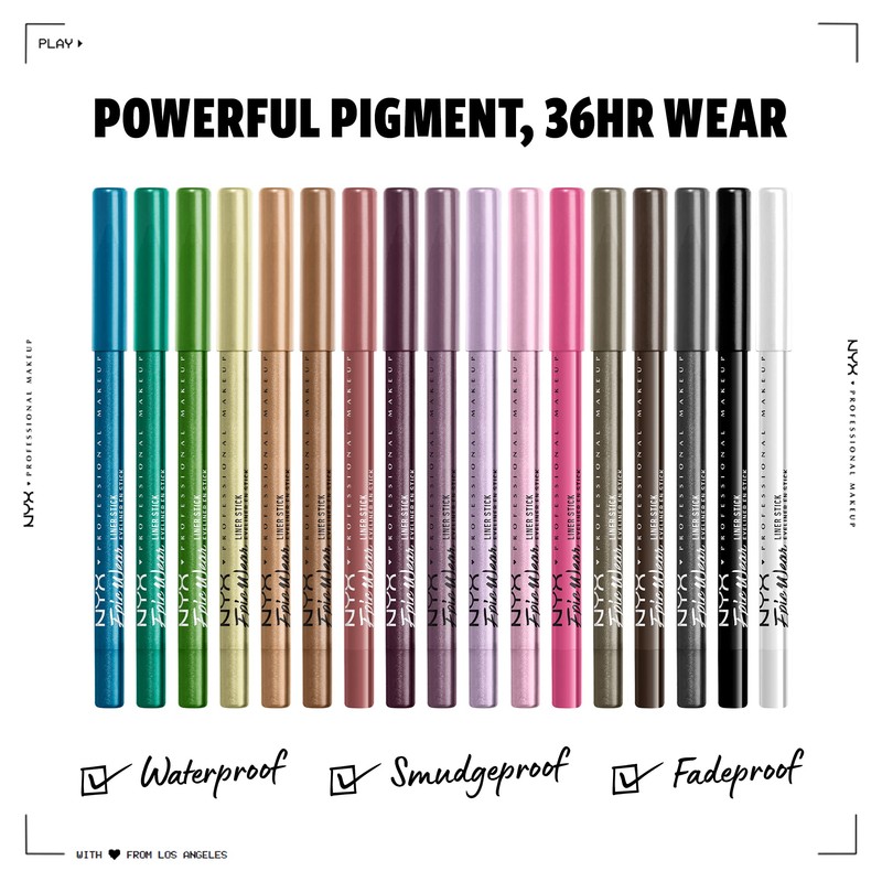 NYX PROFESSIONAL MAKEUP Epic Wear Liner Stick, Long-Lasting Eyeliner Pencil