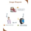 CallToU Caregiver Pager Wireless Smart Call Button 500+ ft Vibration