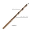 COMOWARE Cobalt Drill Bit Set- 29Pcs M35 High Speed Steel