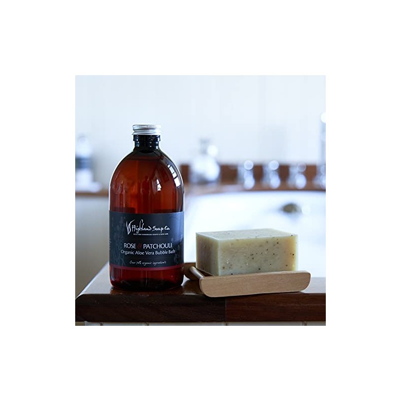 The Highland Soap Company Rose & Patchouli Bubble Bath 500