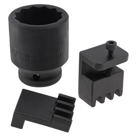 ePathChina 3Pcs Flywheel Locking Tool with 36mm 3/4Inches Socket for 6.6L Duramax Engine