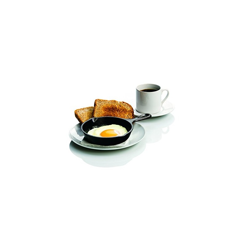 Lodge Pre-Seasoned 3.5-Inch Cast Iron Skillet Set for Side Dishes