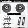 RB170002 AP5186795 Dryer Drum Support Roller Kit Compatible with S-Q