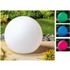 Lunartec Solar Garden Globes: Solar LED Light Ball with Remote