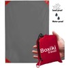 Boxiki Travel Compact Waterproof Pocket Beach Blanket Portable Lightweight Folding