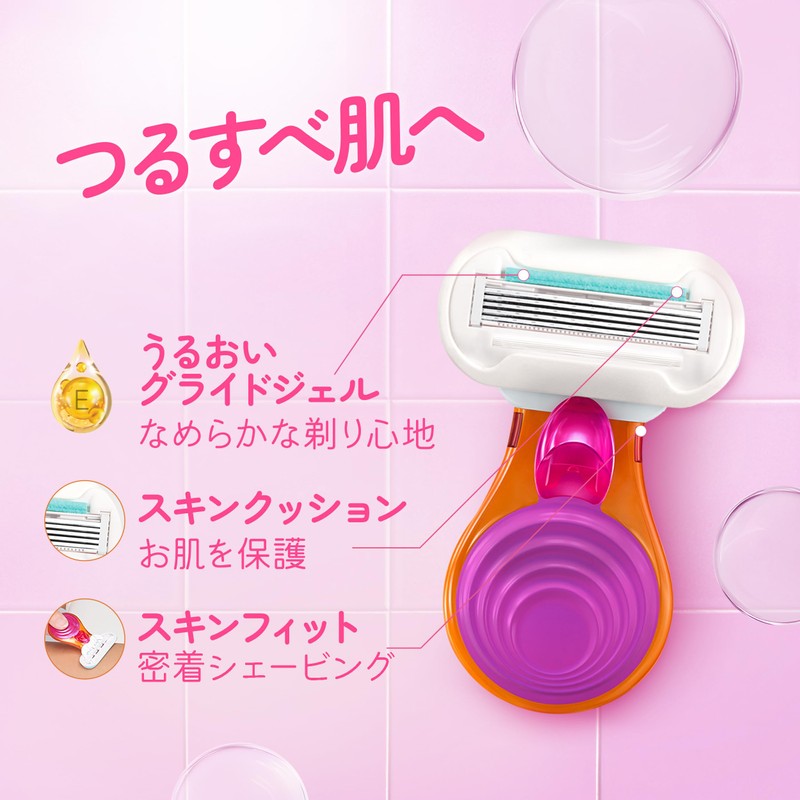 Venus Women's Razor for Sensitive Skin (Case Included) Body +