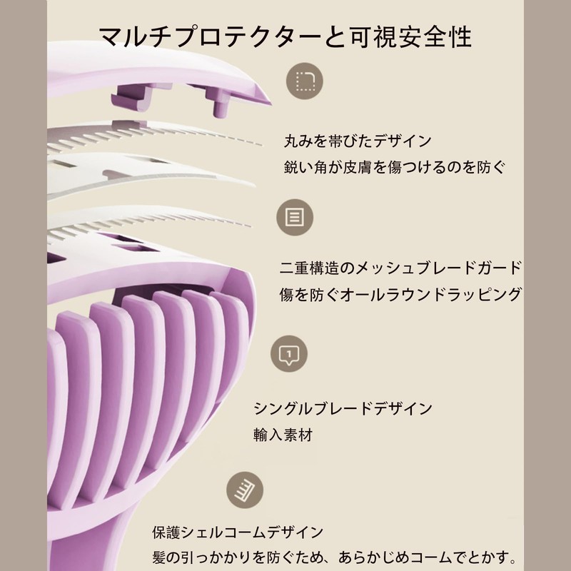 Razor Purple Value Single Blade for Women Zero Sense Manual
