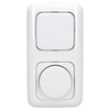 LED Dimmer Complete Set BUSCH JÄGER, led Rotary Dimmer Alpine