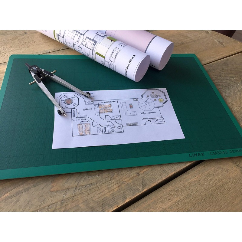 Linex 100411013 Quick Action Compass Professional Compass 17 cm Silver/Black