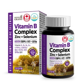 Vitamin B Complex Zinc Selenium Vitality Vitamin High Content, 2 Pieces, 90 Tablets / 비타민B컴플렉스 아연 셀레늄 활력 비타민 고함량, 2개, 90정