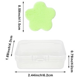 Capiant 2000 Sheets Jasmine Scented Paper Soap for Travel, Portable Hand Washing Sheets, Mini Fresh Petal Soap with 2 Storage Boxes (Green)
