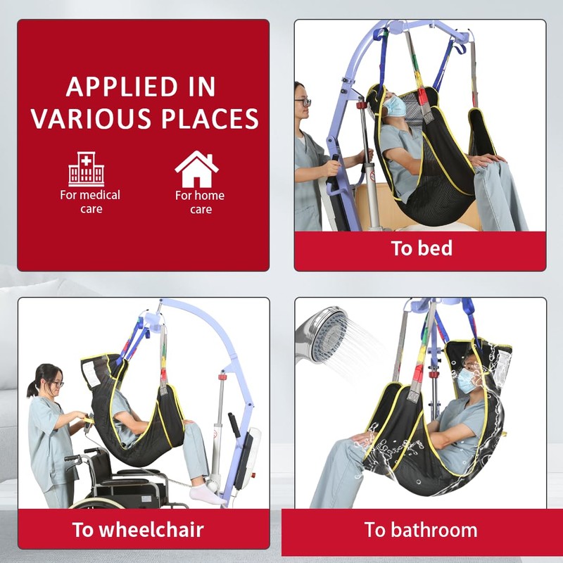 EZ Assistive Universal Full Body Patient Lift Sling, Patient Lift