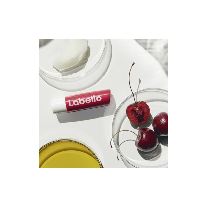 Labello Lip Balms Set, 1x Cherry With 1x Blackberry Lip