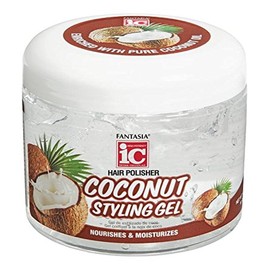 Fantasia Gel Coconut Styling Gel, 16 Ounce