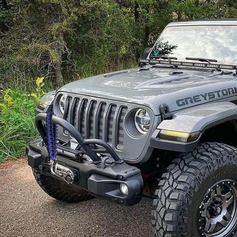 Paracord Winch Hook Pull for Jeep Winch Cable Handle Pull