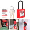 Lockout Lock, 38mm Lock Out Tag Out Padlocks, 10 Sets
